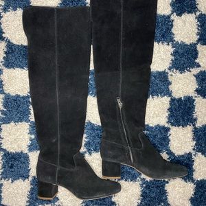 Madewell sz 7.5 Suede Knee High Boots